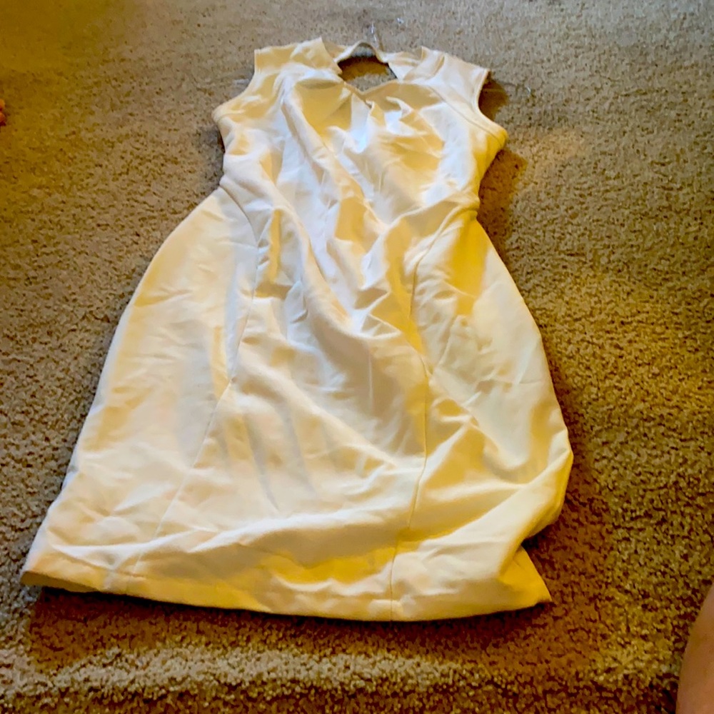 white dress